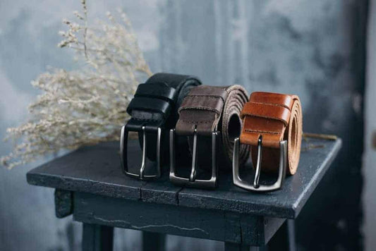 ladies leather belts