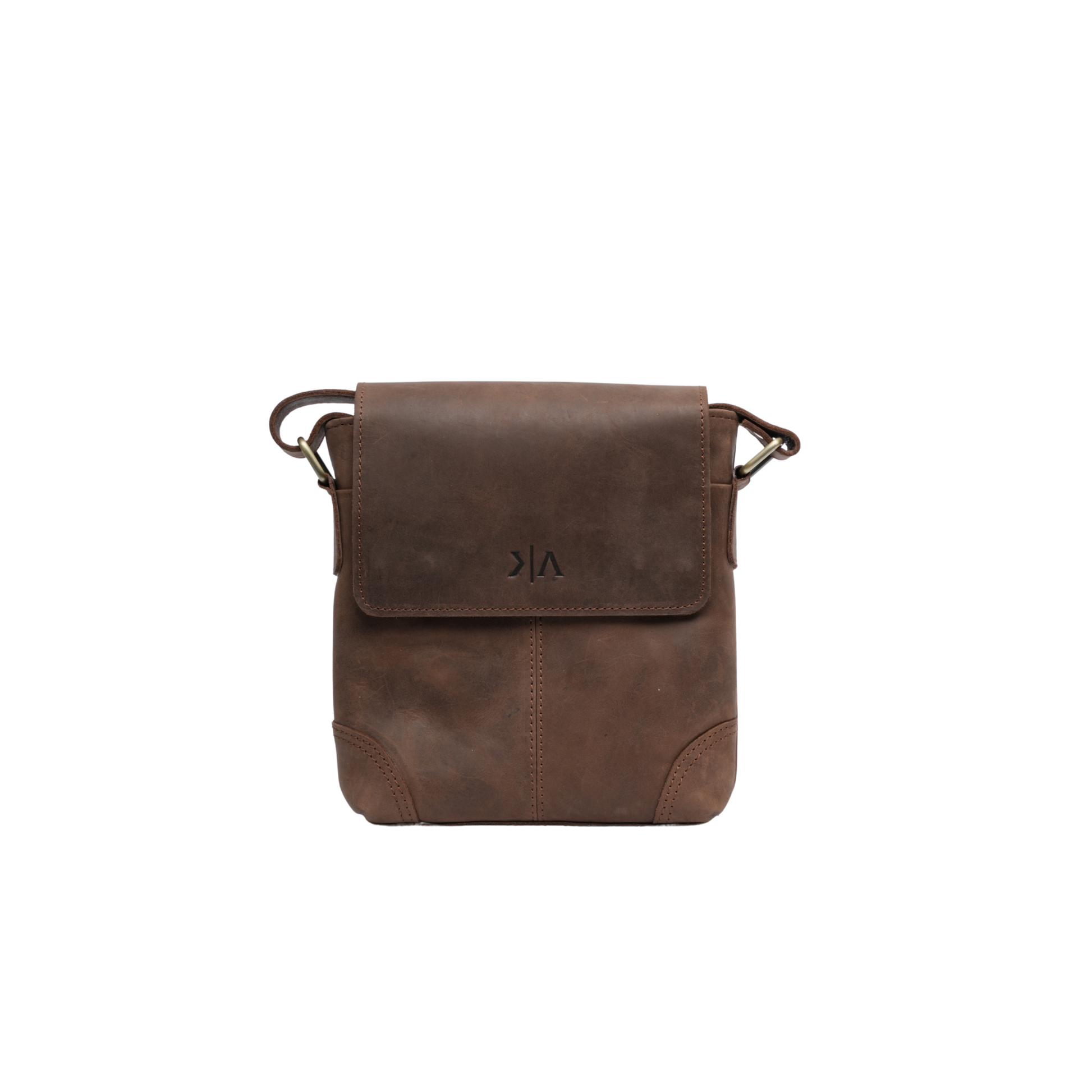 brown leather cross body bag