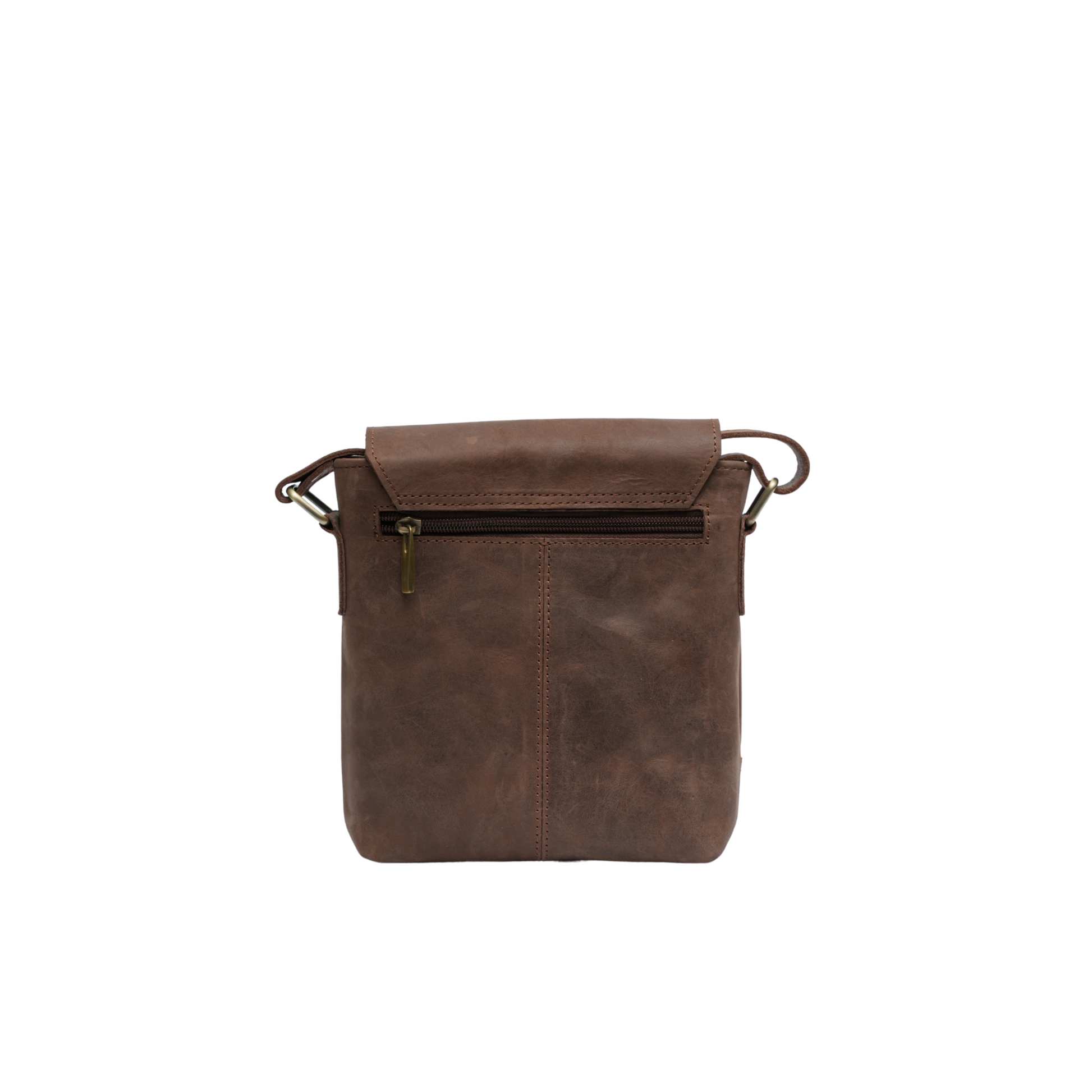 brown leather cross body bag