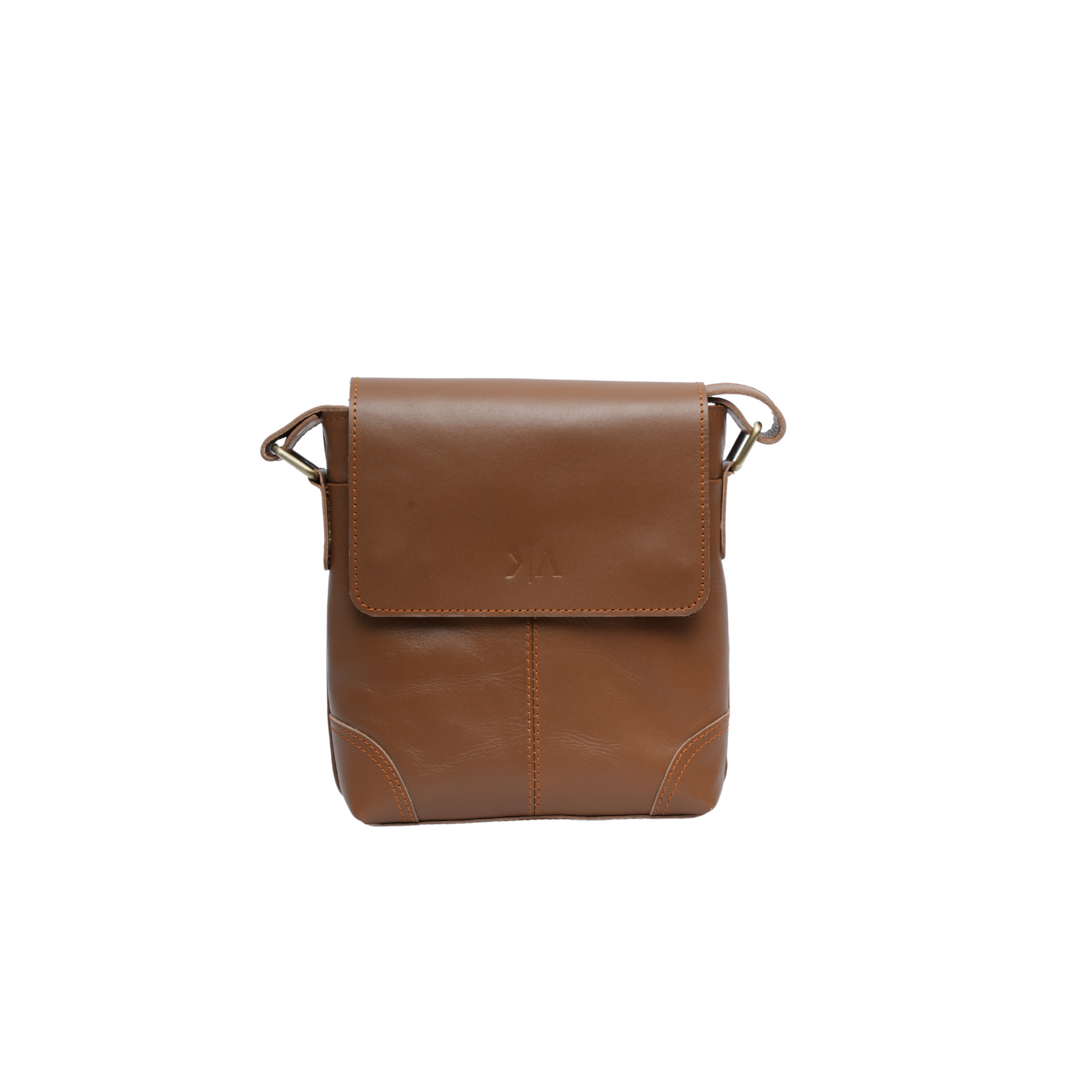 tan leather cross body bag