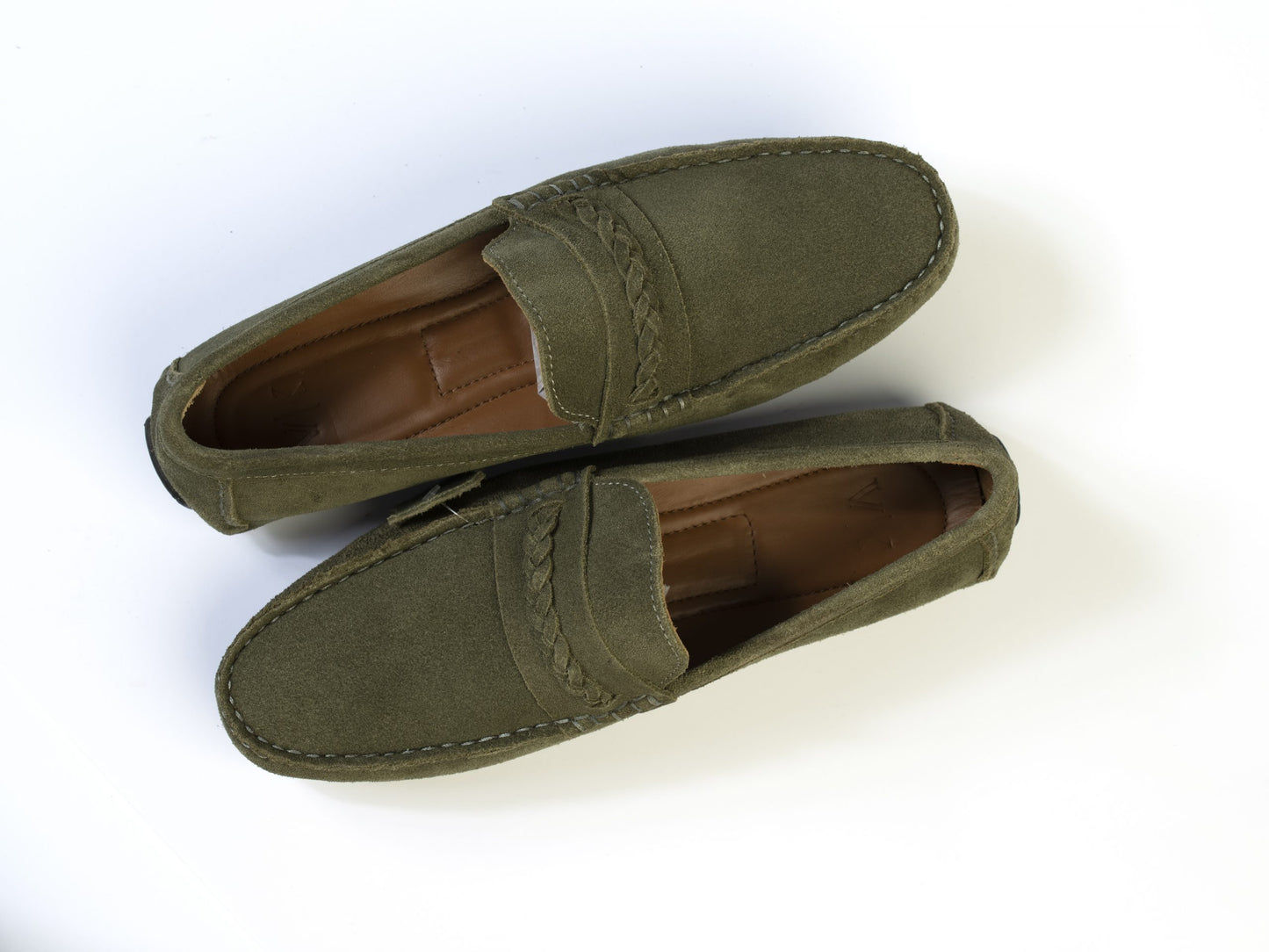 Suede Loafer Olive Green