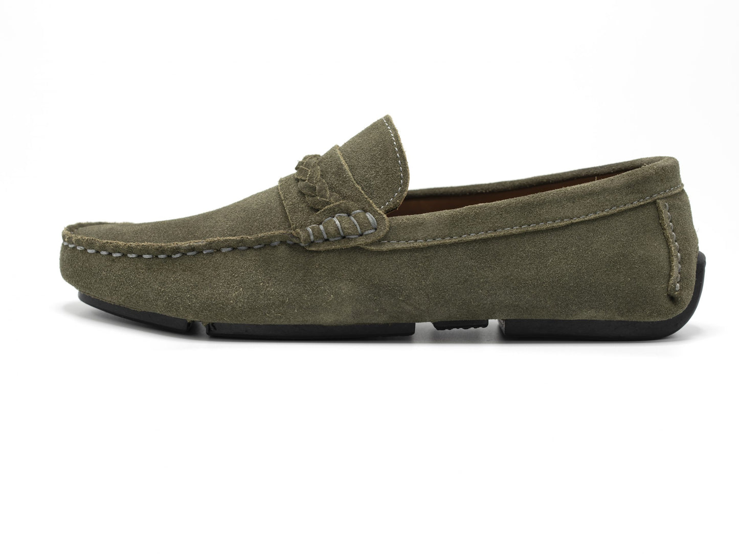Suede Loafer Olive Green