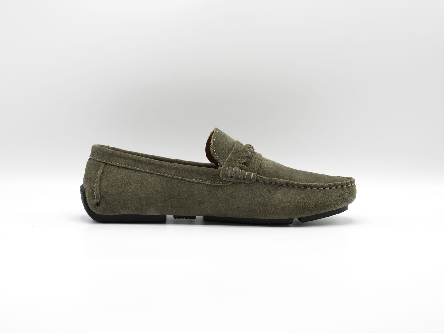 Suede Loafer Olive Green