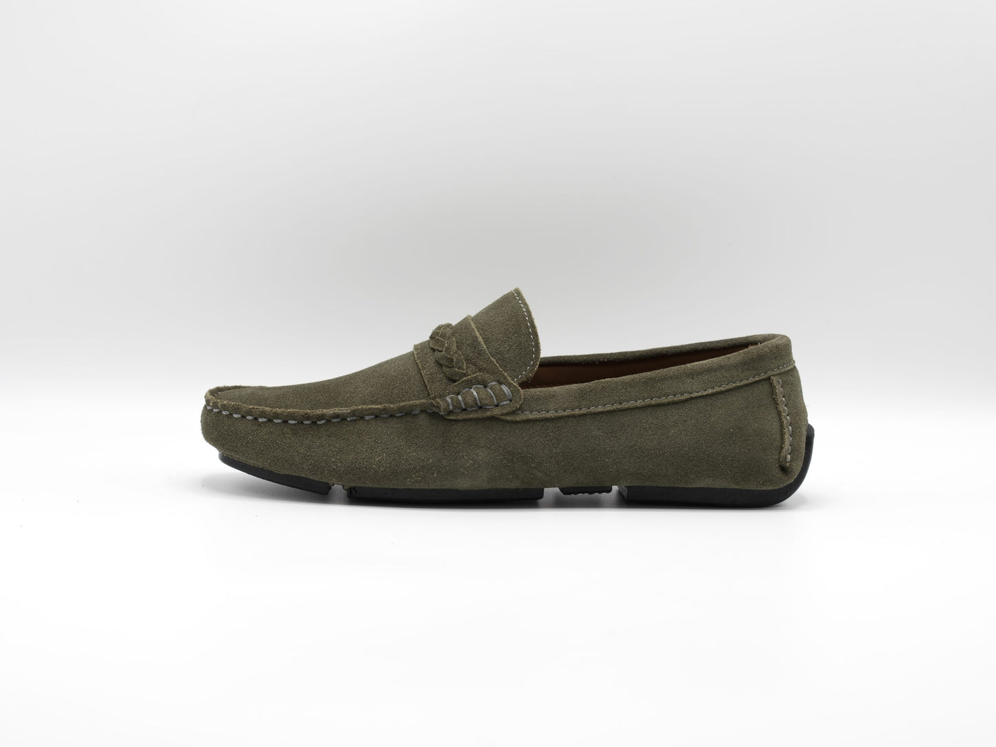 Suede Loafer Olive Green
