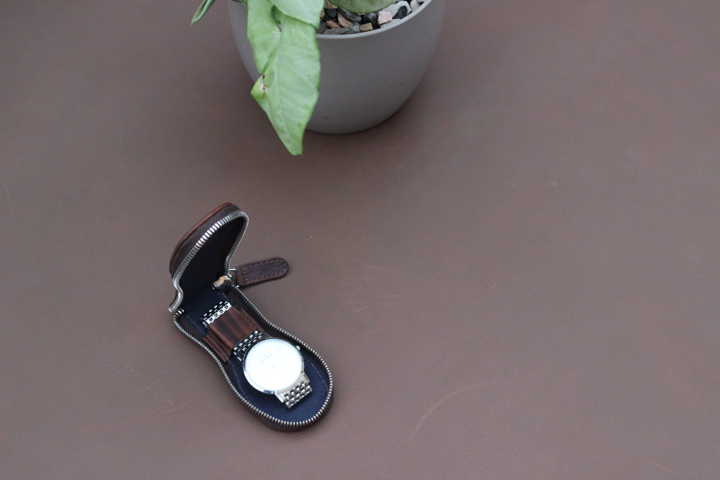 Leather Watchcase-Brown