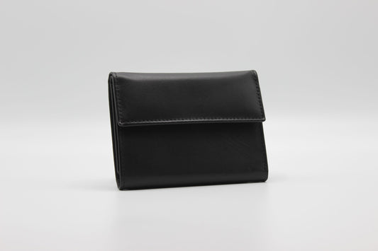 Tri-fold Black Wallet