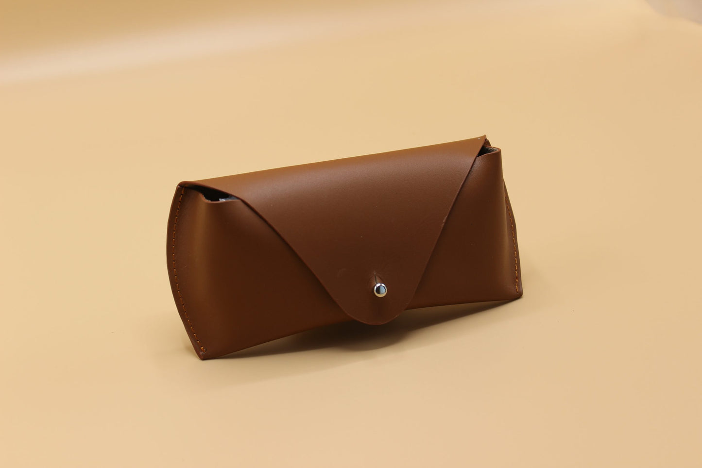 Leather Sunglasses Cover — Tan-The Maverick