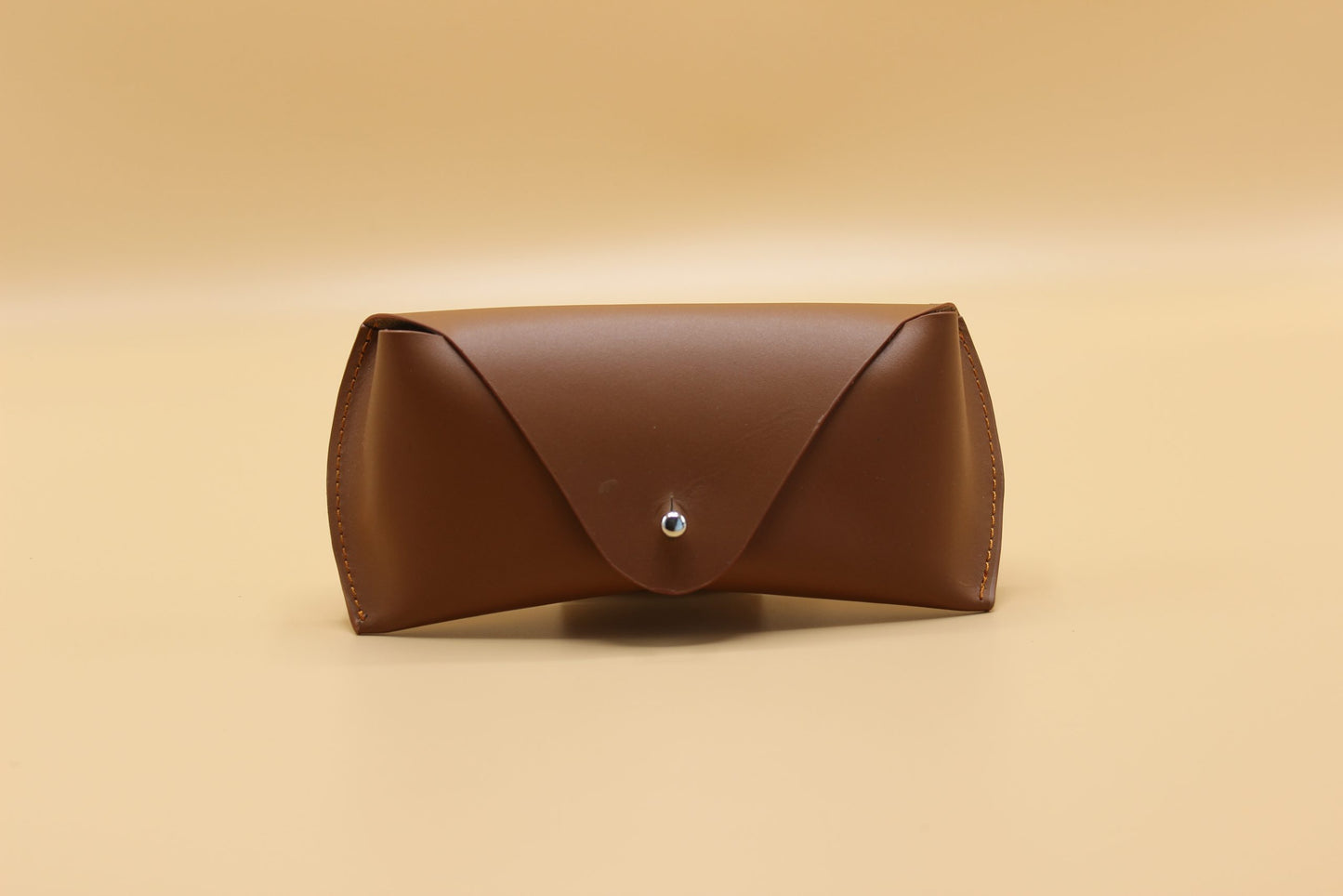 Leather Sunglasses Cover — Tan-The Maverick