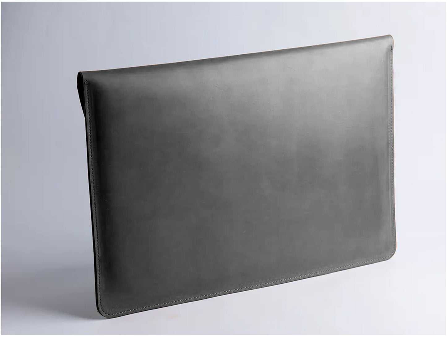 Leather Laptop Sleeve – Black-13 Inches