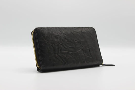 Zipper Wallet-Black