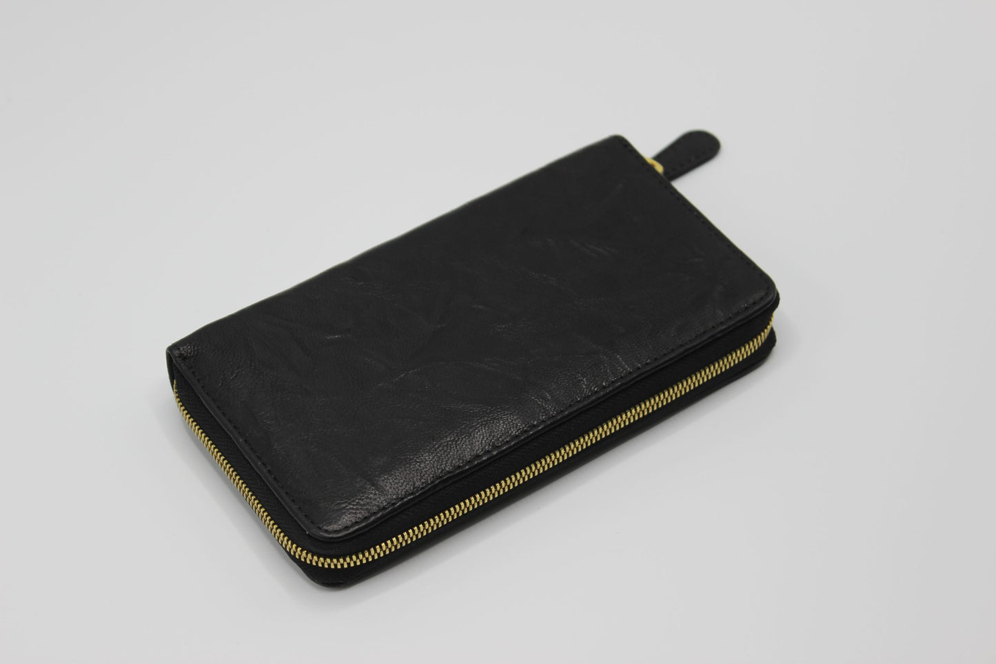 Zipper Wallet-Black