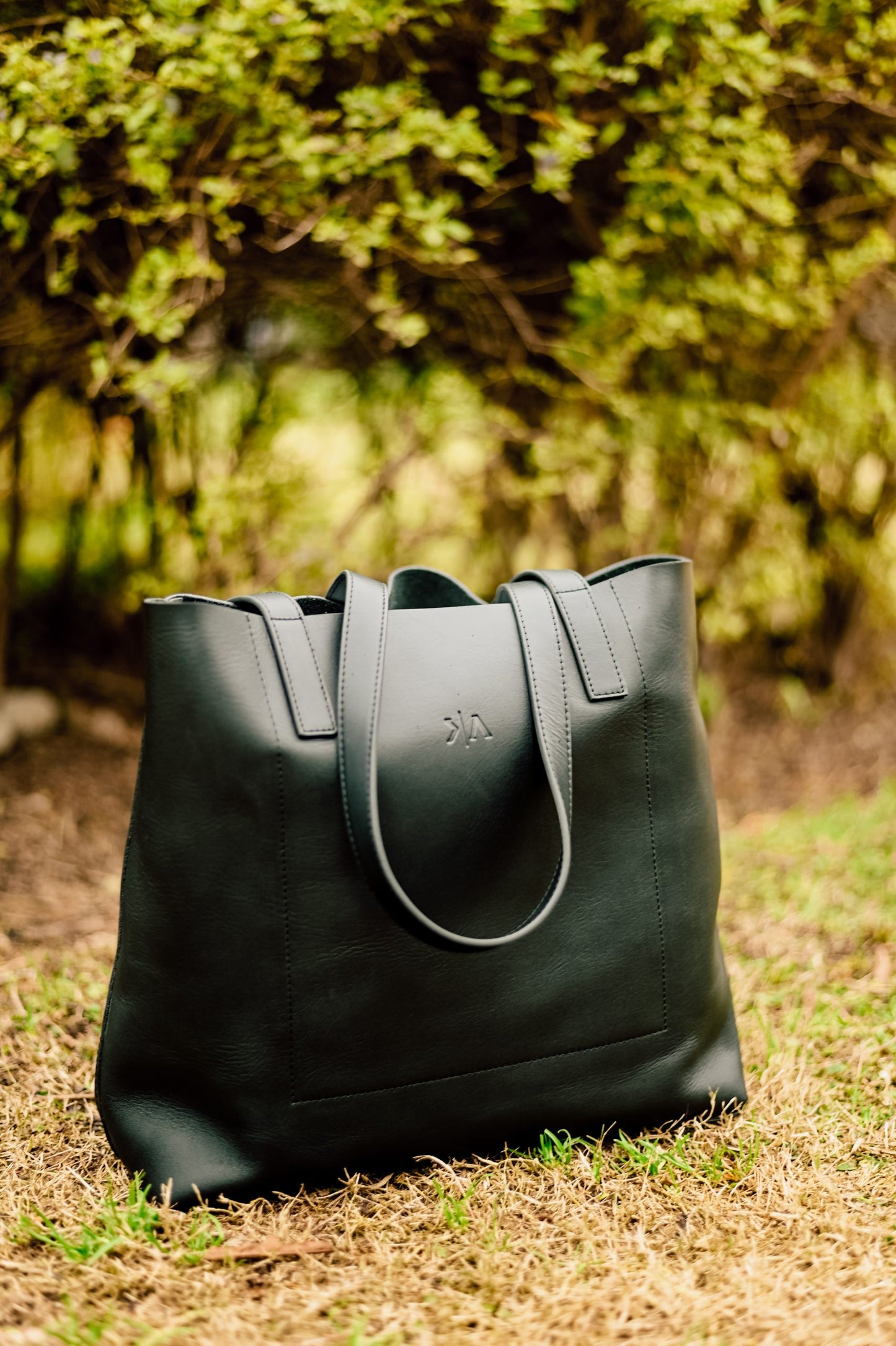 Everyday Leather Tote Black