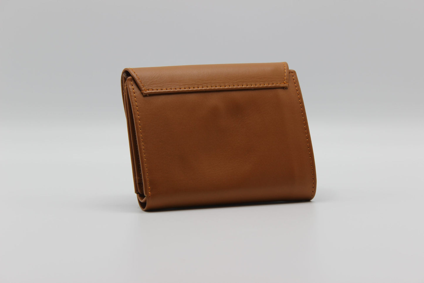 Tri-fold Tan Wallet with Coin Pocket