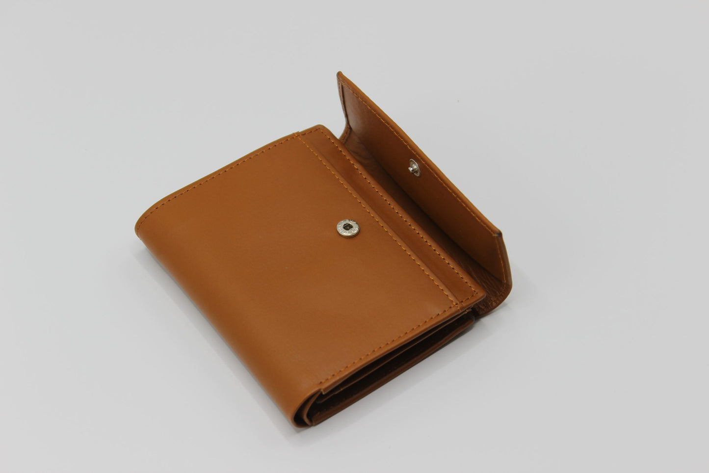 Tri-fold Tan Wallet with Coin Pocket