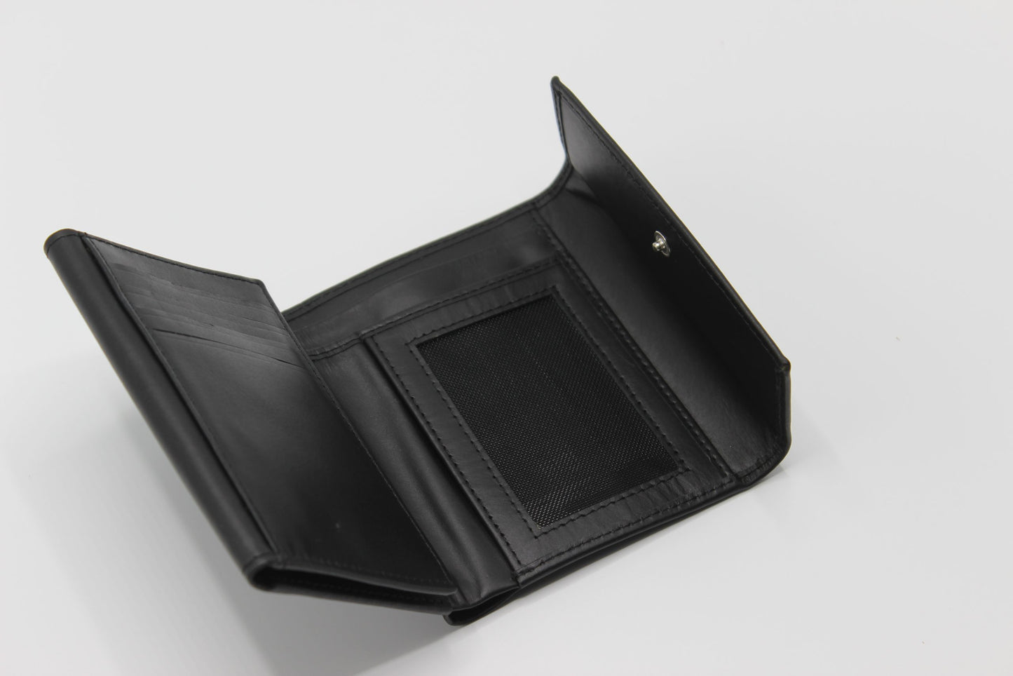 Tri-fold Black Wallet