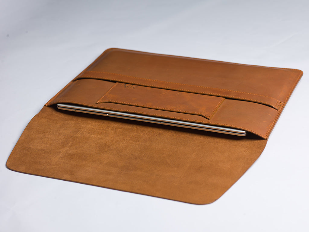 Laptop Sleeve - Tan-13 Inches