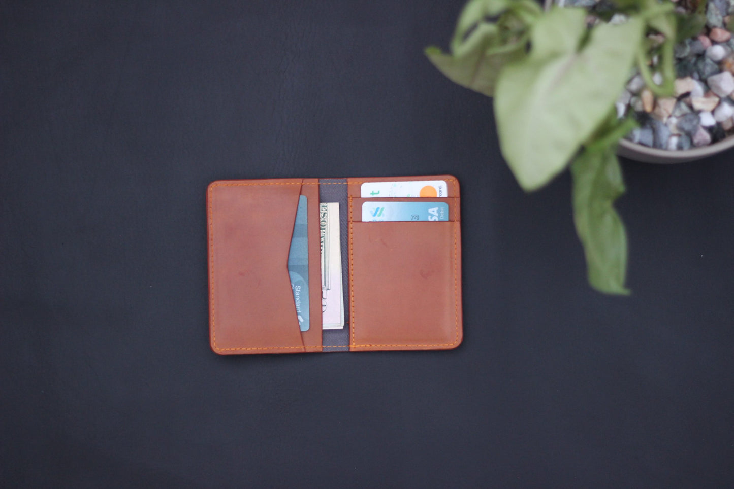 Bifold Wallet-Tan